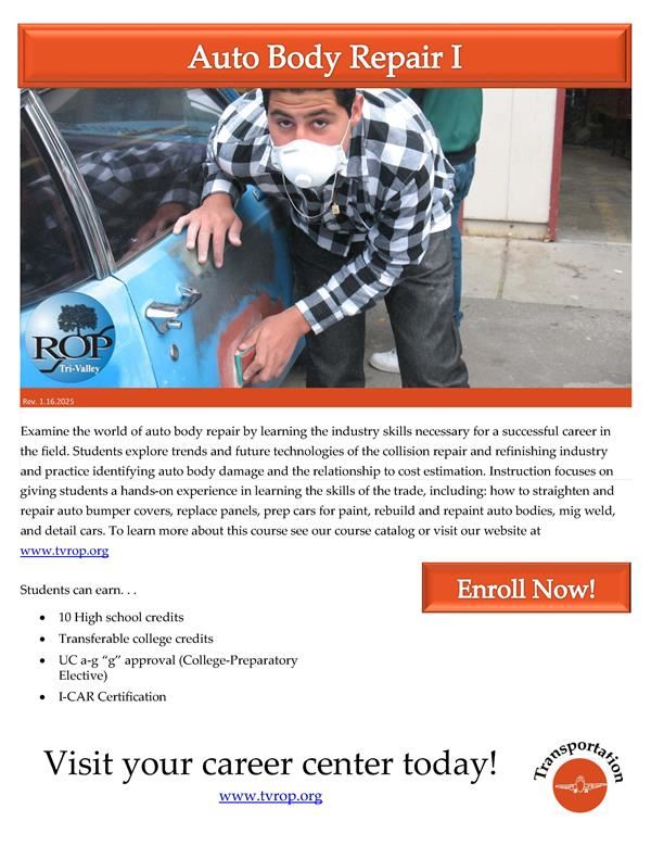  Click link for course information flyer